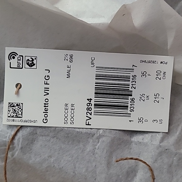 Adidas Goletto VII Soccer Cleats Big Kids Size 3 - Picture 4 of 5